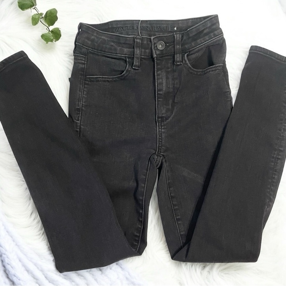 American Eagle Outfitters Women's Black Skinny Jeans